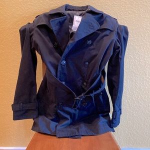 Woman’s fall/Winter/Spring Black Business Overcoat/Trench coat,Brand New & Tags.